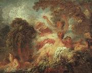 Jean-Honore Fragonard The Bathers oil painting